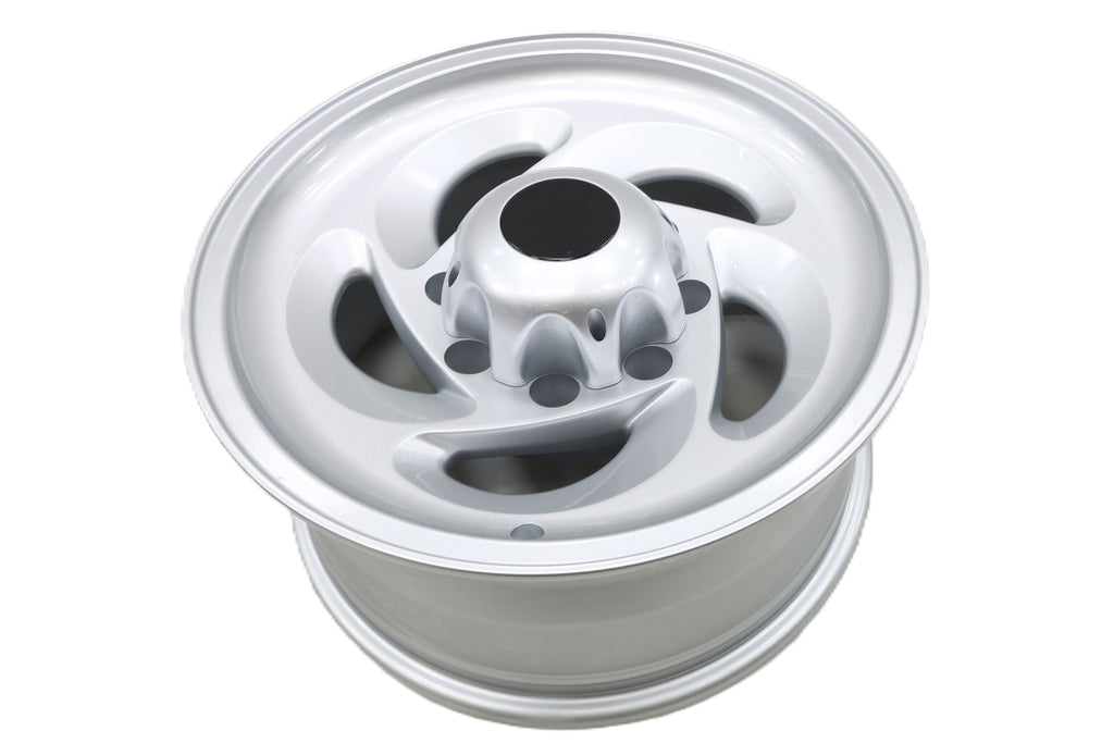Thunderbolt - 17"x8" 8x6.5" Silver Forged Wheel & Cap