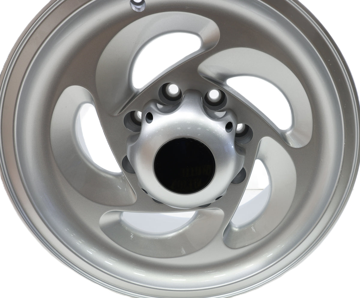 Thunderbolt - 17"x8" 8x6.5" Silver Forged Wheel & Cap
