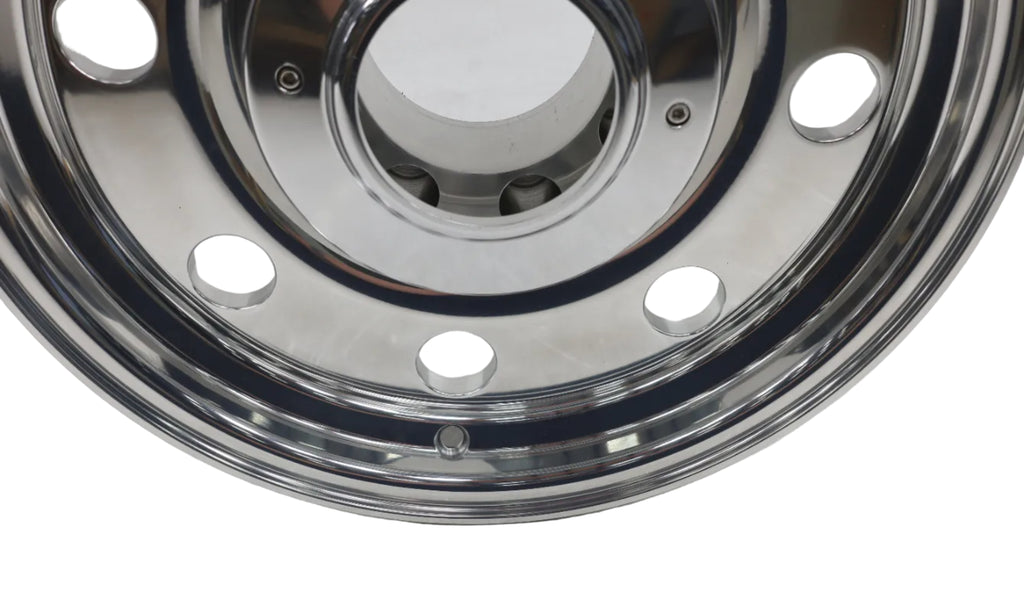 17"x9" 8-Hole Polished Wheel & Center Cap 8x6.5" TF-008-OBS