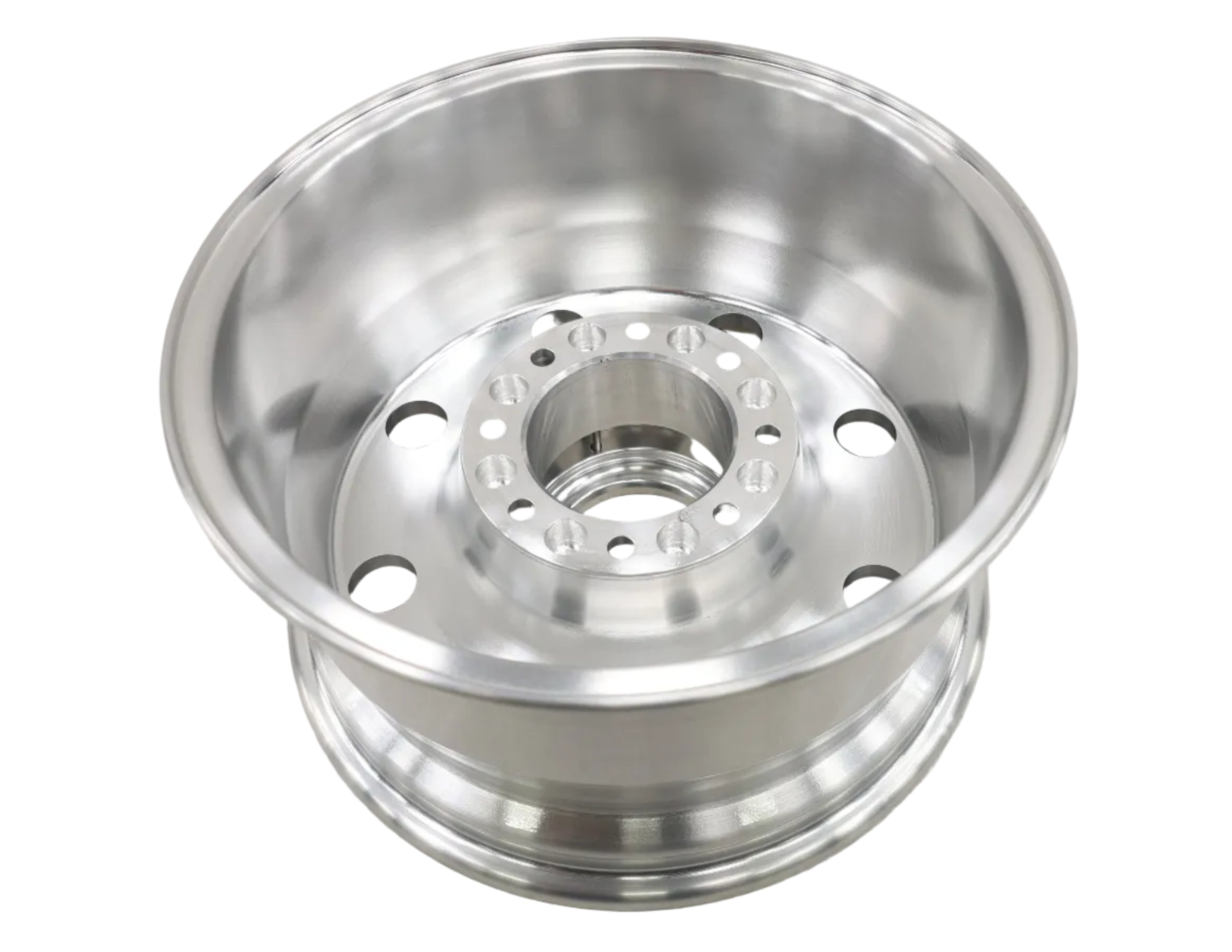 17"x9" 8-Hole Polished Wheel & Center Cap 8x6.5" TF-008-OBS