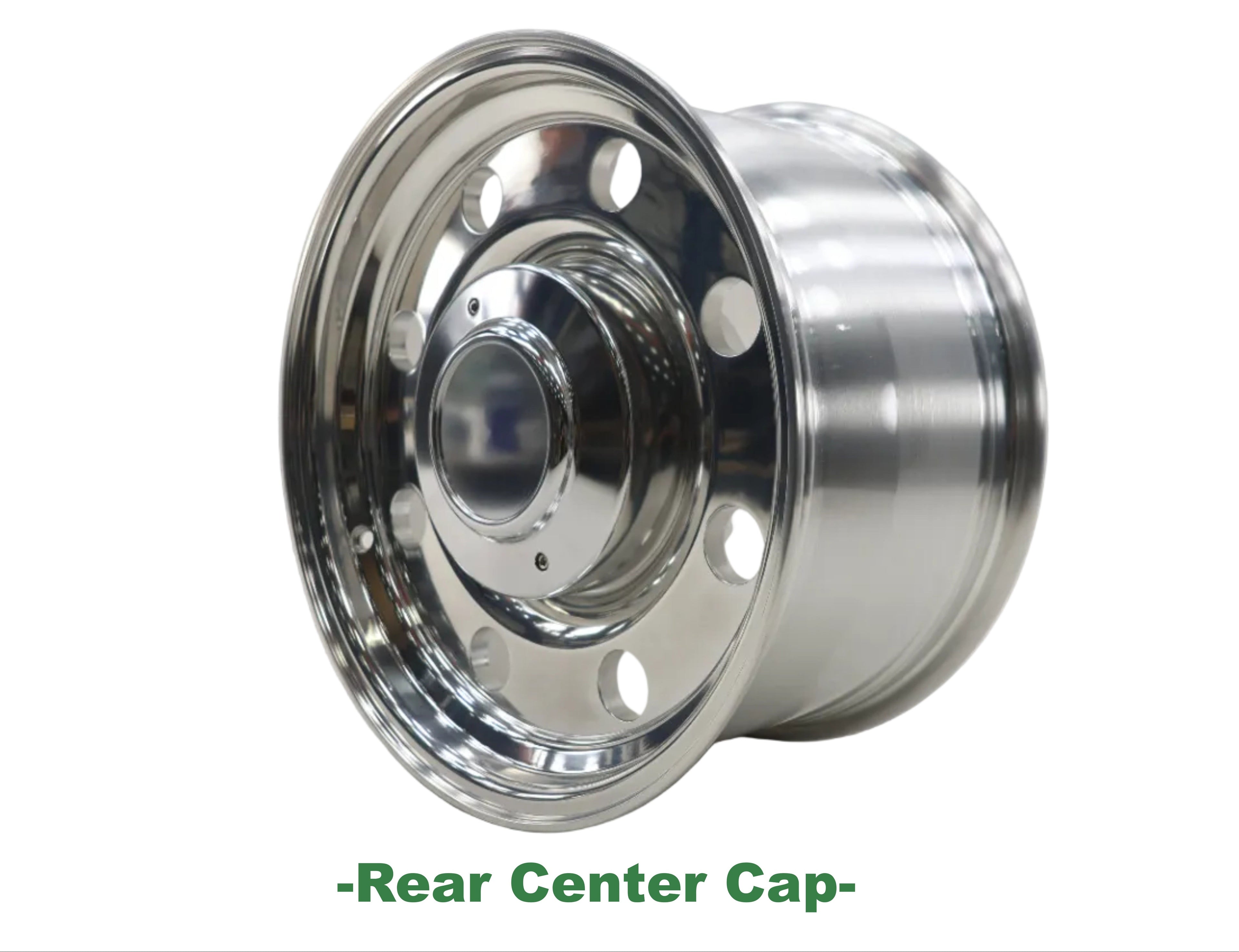 17"x9" 8-Hole Polished Wheel & Center Cap 8x6.5" TF-008-OBS